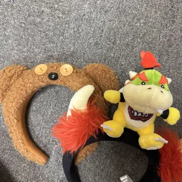 USJ 팀 & 쿠파 Jr. 머리띠 세트