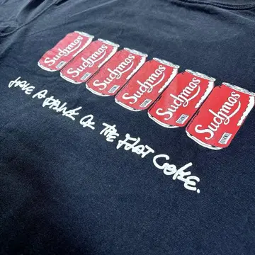 Suchmos Coke 콜라 T셔츠 블랙
