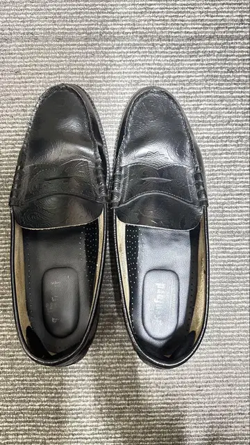 새상품급 kenford 페이즐리 로퍼 러버 솔