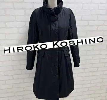 새상품급 Hiroko Koshino 블랙 롱 다운 자켓
