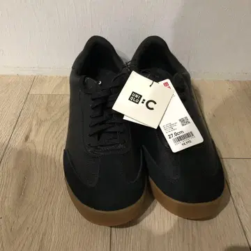 UNIQLO:C 블랙 스니커즈 27.0cm