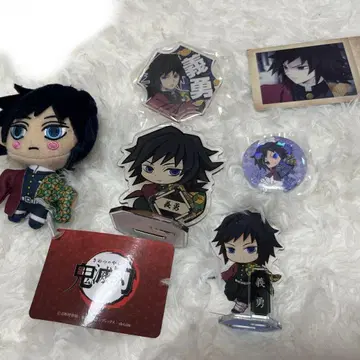 애니메이션 캐릭터 굿즈 세트 귀멸의 칼날 토미오카 기유