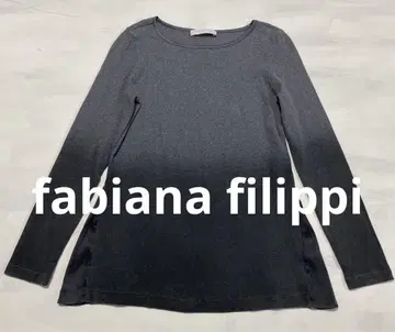 이탈리아제 fabiana filippi 그라데이션 긴팔 티셔츠 실크