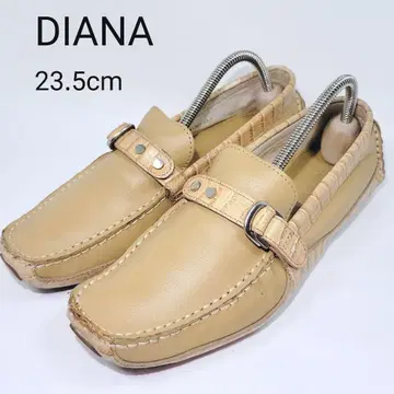 다이애나 드라이빙 슈즈 23.5cm 편안한 로퍼 브라운