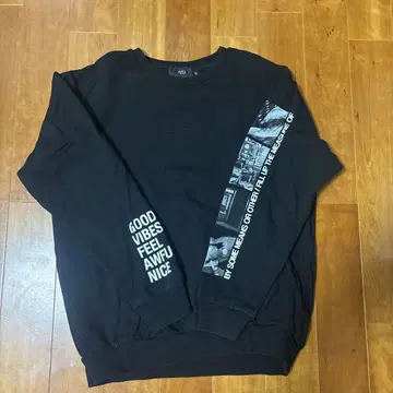 블랙 맨투맨 트레이닝복