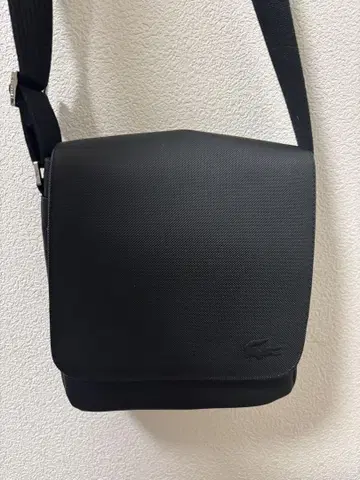 LACOSTE 블랙 숄더백
