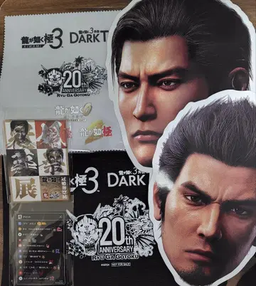 용과 같이 20주년 TGS2025 사코슈 크로스 스티커 오면 부채