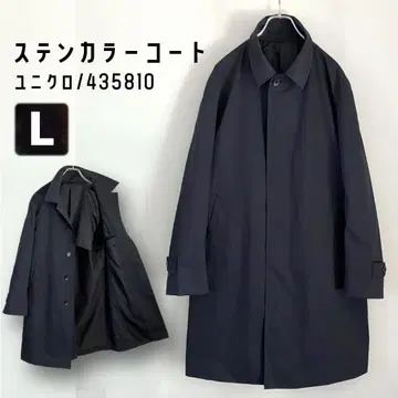 스텐카라 코트 심플한 디자인 유니클로/435810 네이비 남성용 L