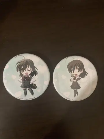 School Days 사이온지 세카이 캔뱃지 2개 세트