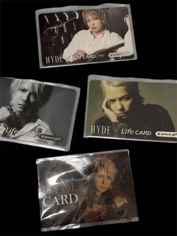 HYDE 사인 금박 프리미엄 카드 ( 제작 수 2,000장 잔액 없음 )