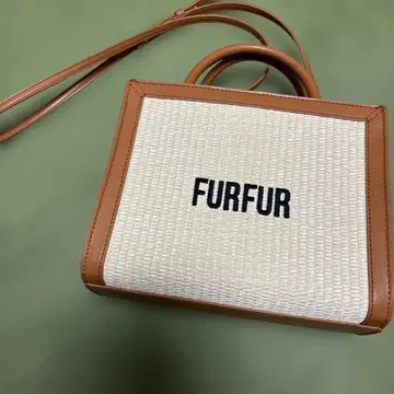 FURFUR 로고 토트백