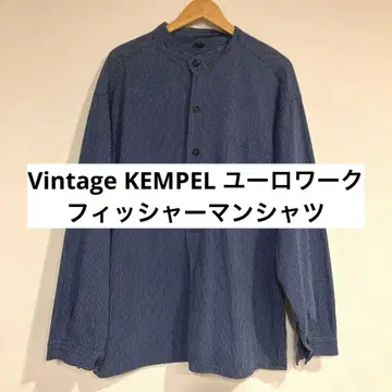Vintage KEMPEL 유로 워크 Fisherman Shirts