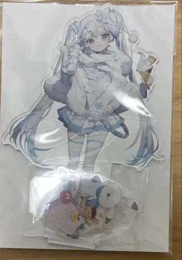 하츠네 미쿠 snow miku 눈 미츠코시 콜라보 아크릴 스탠드