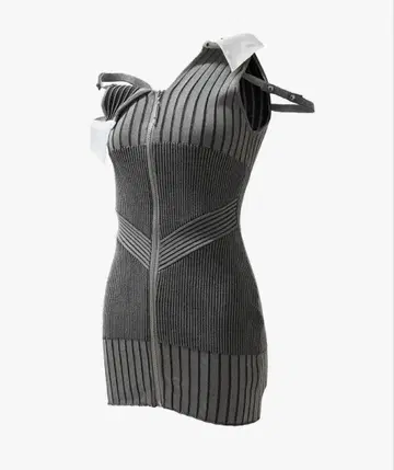 theredthread oneshouldershirt knit dress