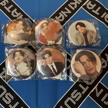 야기 유세이 캔뱃지 6개 세트