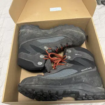 montbell GORE-TEX 등산화 그레이/블랙 24.5cm