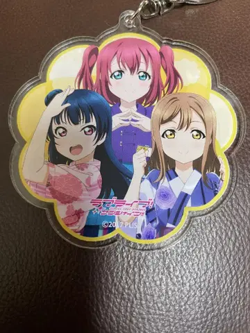 러브 라이브 Aqours 온천 스탬프 랠리 키링 1학년