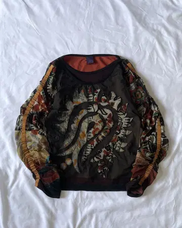 90s Art Sheer Design Power Net ITALY 제
