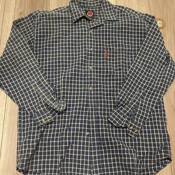90s LUCKY STRIKE 체크 셔츠 럭키 스트라이크