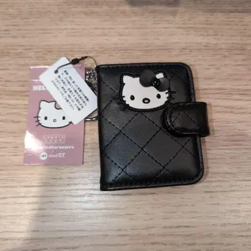 로리즈팜 헬로키티 퀼팅 프로필북 키 참 블랙