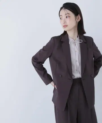 NATURAL BEAUTY BASIC 더블 자켓 팬츠 셋업 M