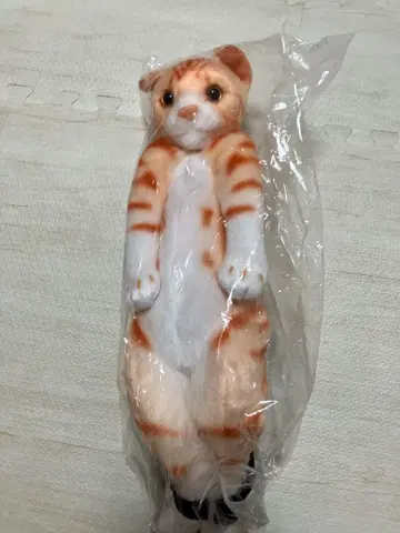 복슬복슬 리얼 고양이 봉제 인형 백팩 호랑이