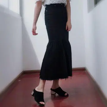 CLANE 클라네 마메이드 데님 스커트
