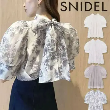 SNIDEL 블라우스 리본