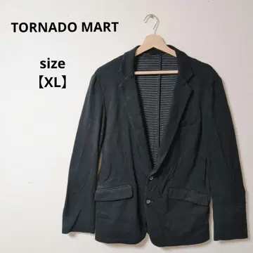 새상품급 TORNADO MART 남성용 블랙 테일러드 자켓 [ XL ]