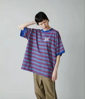 FCE 에프씨이 보더 리사이클 링거 T셔츠