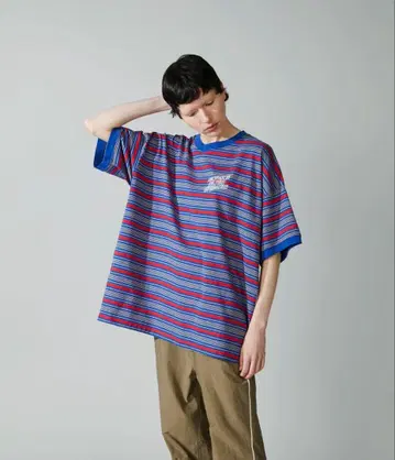 FCE 에프씨이 보더 리사이클 링거 T셔츠