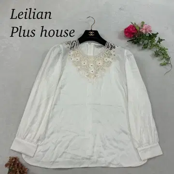 I908 XL 레리아 엠플러스 하우스 블라우스 화이트 여성용