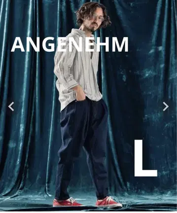 ANGENEHM Balloon silhouette 데님 팬츠 L 사이즈