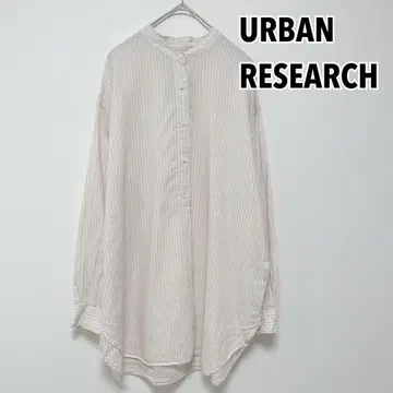 URBAN RESEARCH 어반 리서치 스트라이프 긴팔 블라우스