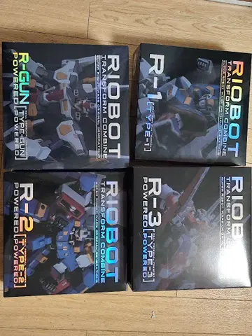 [개봉품] RIOBOT 변형합체 SRX R-GUN 세트