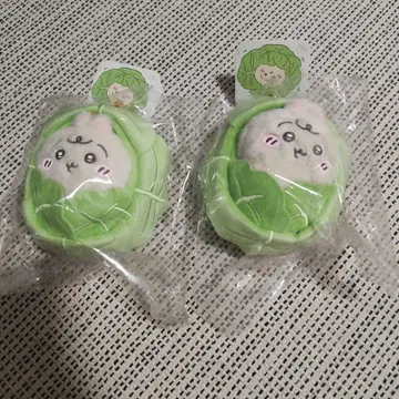 치이카와 Chiikawa Baby 양배추에 싸인 토끼 마스코트 세트