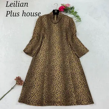 I909 XL 레리아 엠플러스 하우스 롱 원피스 브라운 여성용