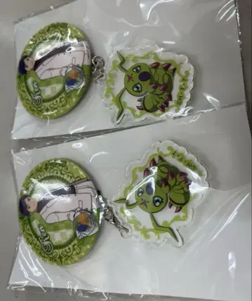 디지몬 어드벤처02 흔들흔들 캔 배지 세트