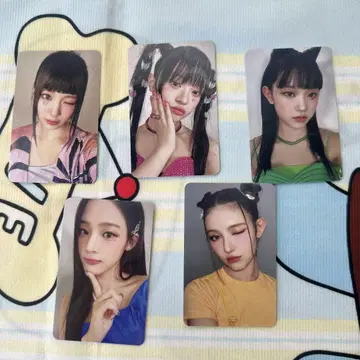 NewJeans Get Up 사전 녹화 선공개 트레이딩 카드 5장