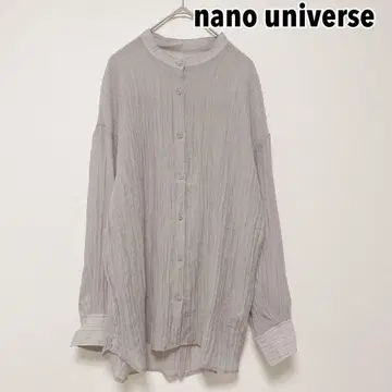 nano universe 나노 유니버스 긴팔 블라우스 셔츠 그레이