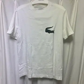 Lacoste 악어 로고 T셔츠 화이트