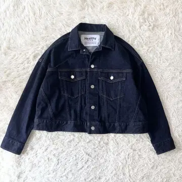 Healthy Denim 인디고 데님 자켓 g자켓