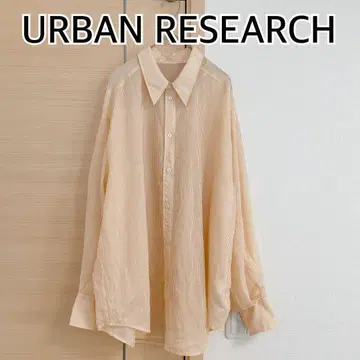 URBAN RESEARCH 어반 리서치 긴팔 셔츠 블라우스 오렌지