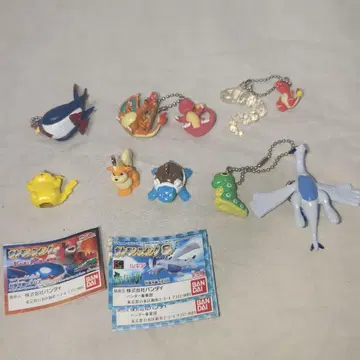 포켓몬 스윙 헤이세이 레트로 당시품 키링 피규어 일괄 세트