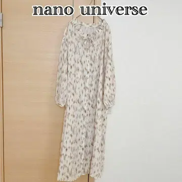 나노 유니버스 nano universe 올 패턴 롱 긴팔 원피스