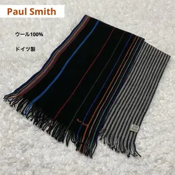 폴스미스 Paul Smith 머플러 울 100% 자수 로고 독일제