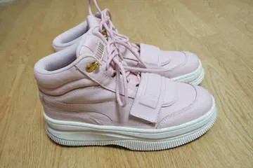 PUMA 핑크 하이컷 스니커즈 Puma Deva Boot