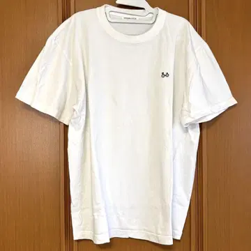 기나시 사이클 티셔츠 와펜 화이트 L 사이즈 used