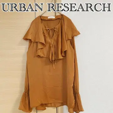 URBAN RESEARCH 어반 리서치 긴팔 블라우스 카멜