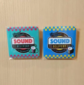 사운드 딜리버리 하츠네 미쿠 KAITO VOCALOID 캔뱃지 세트
